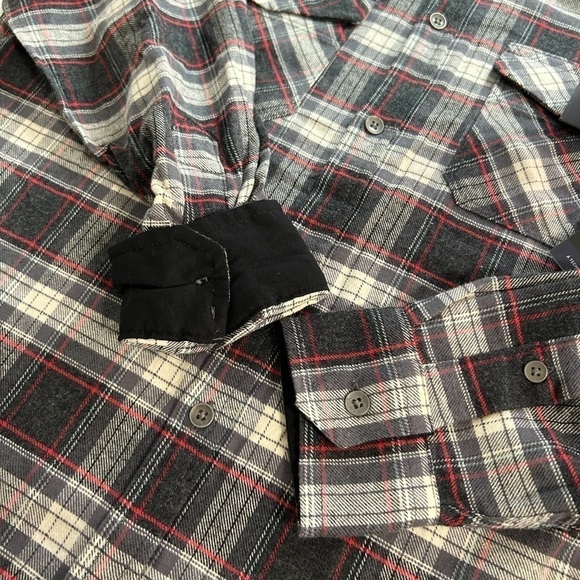NWT Kenneth Cole Plaid Flannel Mens Small - Picture 7 of 11